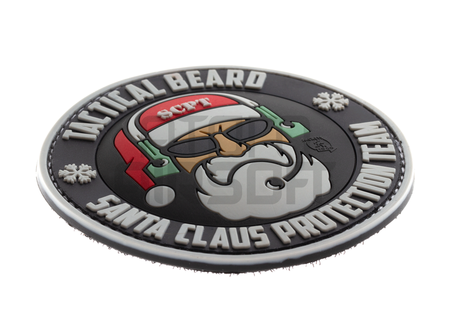"Santa Claus Protection Team" PVC velcro badge