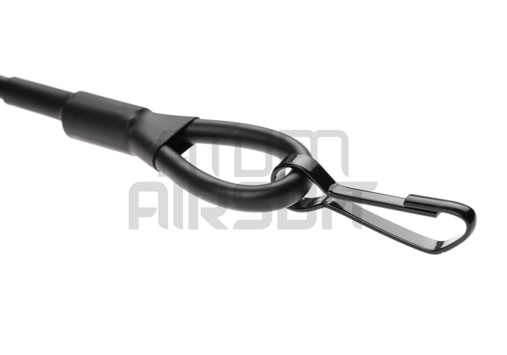Pistol safety cord, lanyard - black