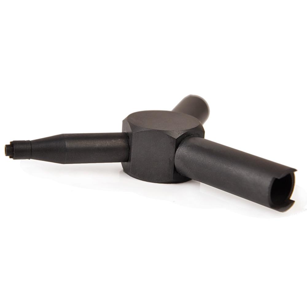 Gas operated airsoft-gun valve key