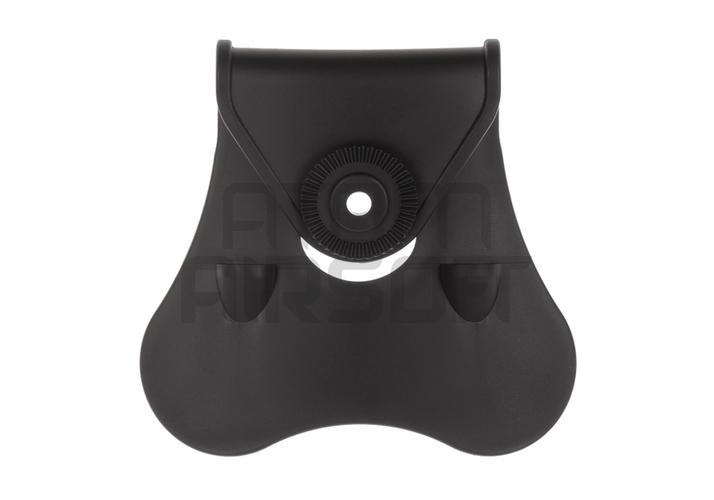 Pistol holster belt clip - black