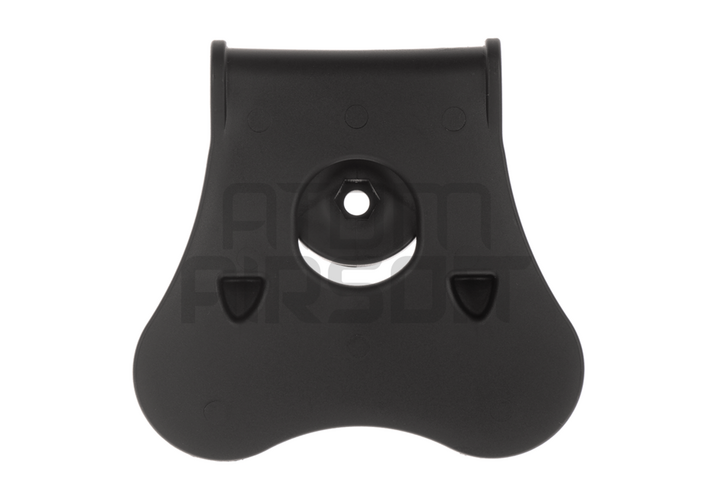 Pistol holster belt clip - black