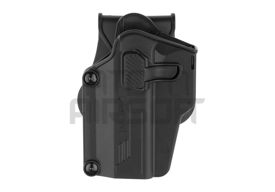 Per-Fit hard plastic universal pistol holster for left-handed users