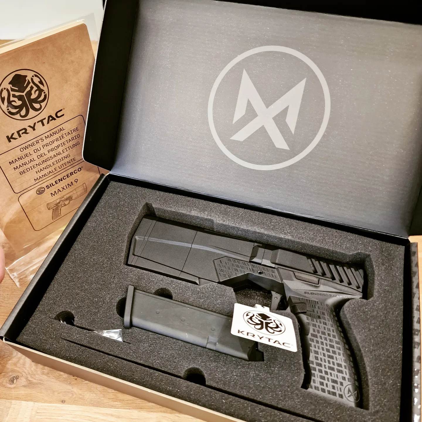 SilencerCo Maxim 9 GBB gas pistol
