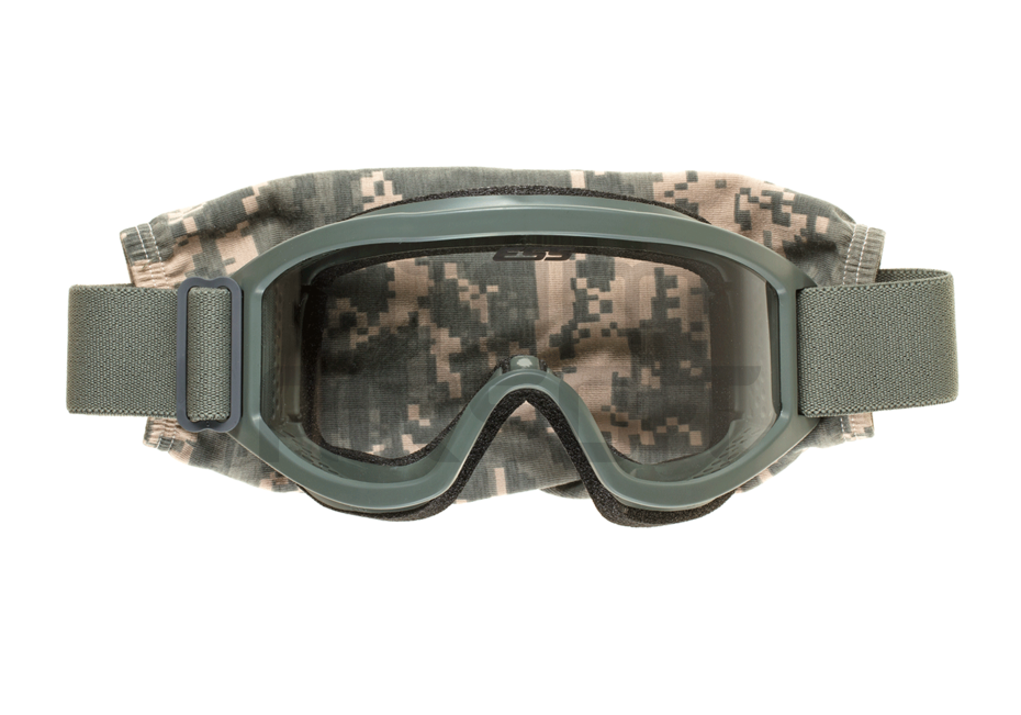 Land Ops safety glasses with clear and dark lenses - foliage green