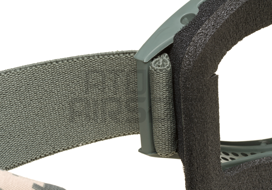 Land Ops safety glasses with clear and dark lenses - foliage green