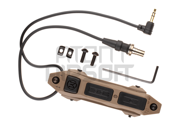 Taktinen laajennettu painokytkin lukittavalla asetuksella (SF ML & 3.5mm) - tan