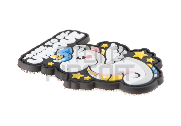 "Dare To Be Unique" PVC velcro badge