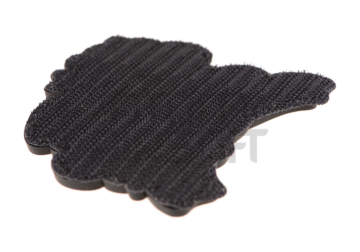 Skeleton Unicorn PVC velcro badge