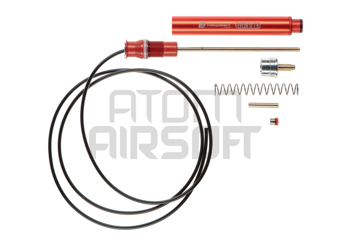 SDiK-paineilmakoneisto VSR-10-sarjalle, 45 asteen liipaisinkoneisto