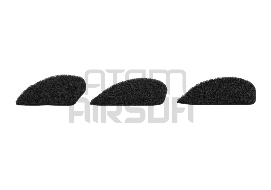 Velcro patches for MSA hearing protectors - black (discontinued product)