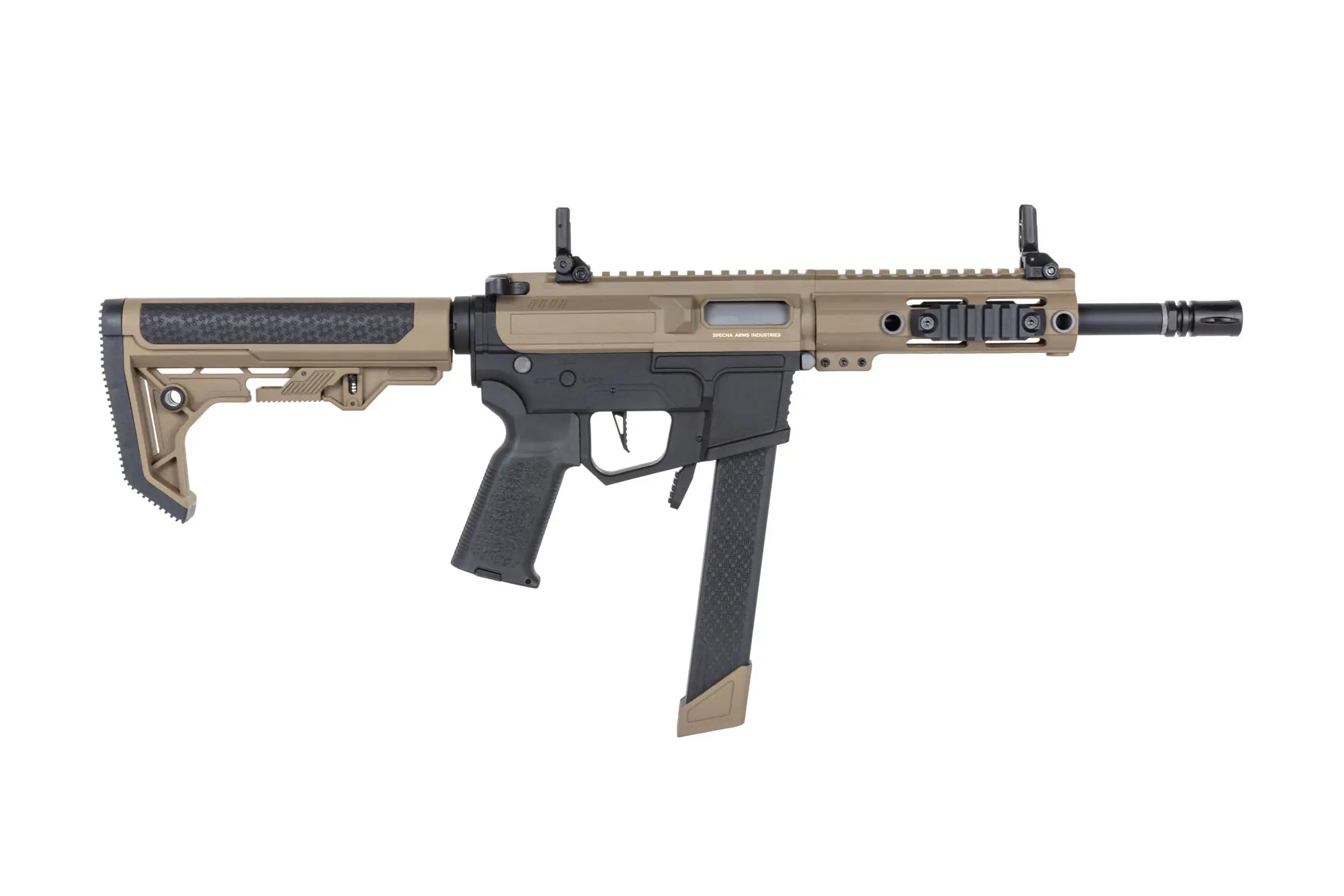 Specna Arms SA-FX01 FLEX™ BLDC™ HAL ETU Gen.2 airsoft Carbine - Half-Tan