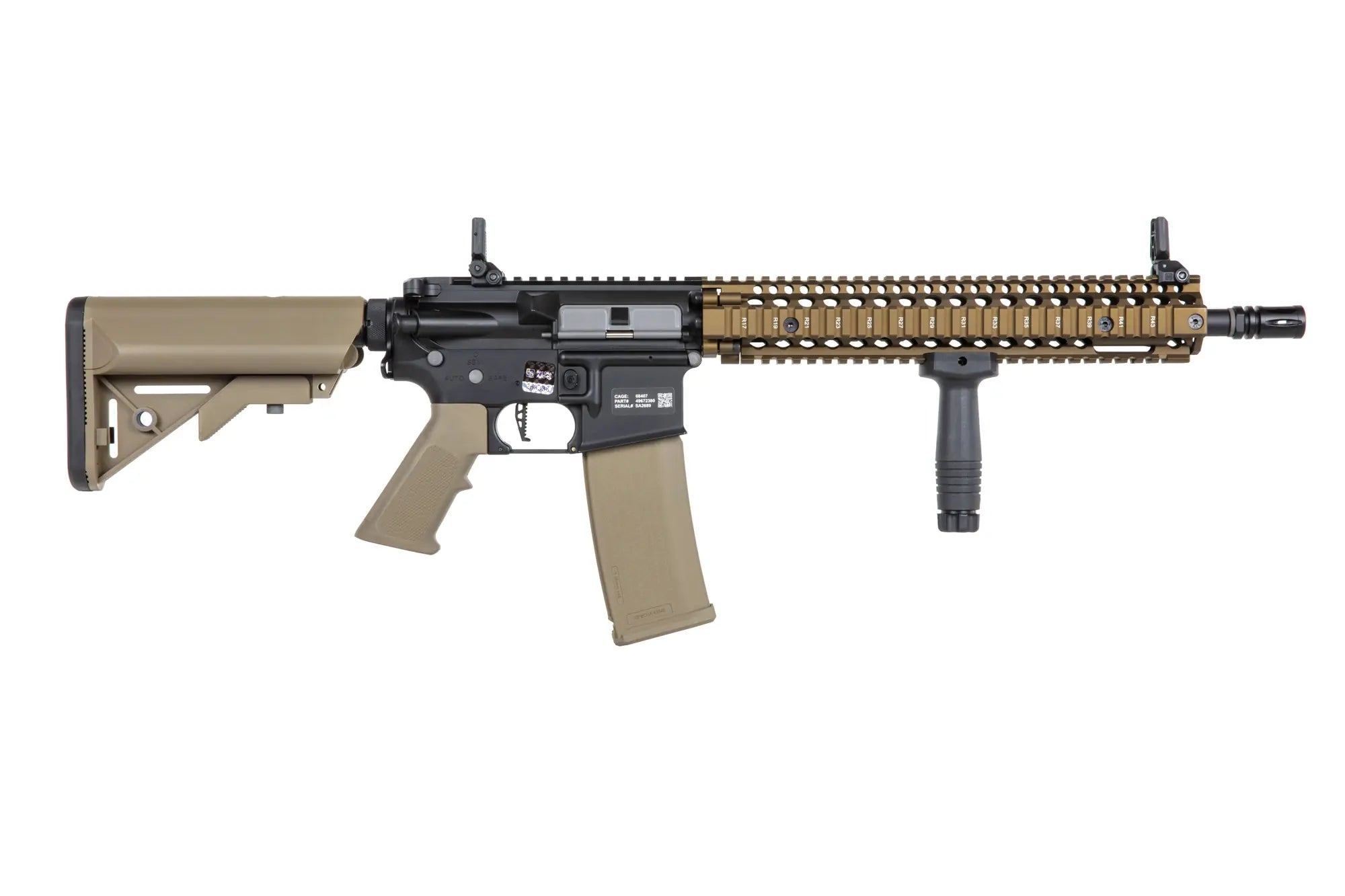 Daniel Defense® MK18 SA-P26 Prime HAL ETU harjattomalla moottorilla - Chaos Bronze
