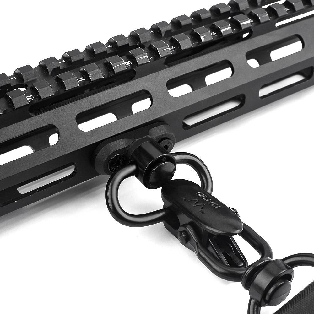 QD M-LOK/KeyMod sling mount - Black
