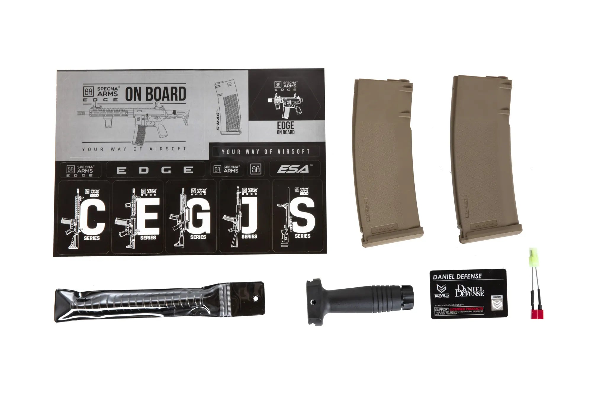 Daniel Defense® MK18 SA-E19 EDGE™ HAL ETU sähköase - Chaos Bronze