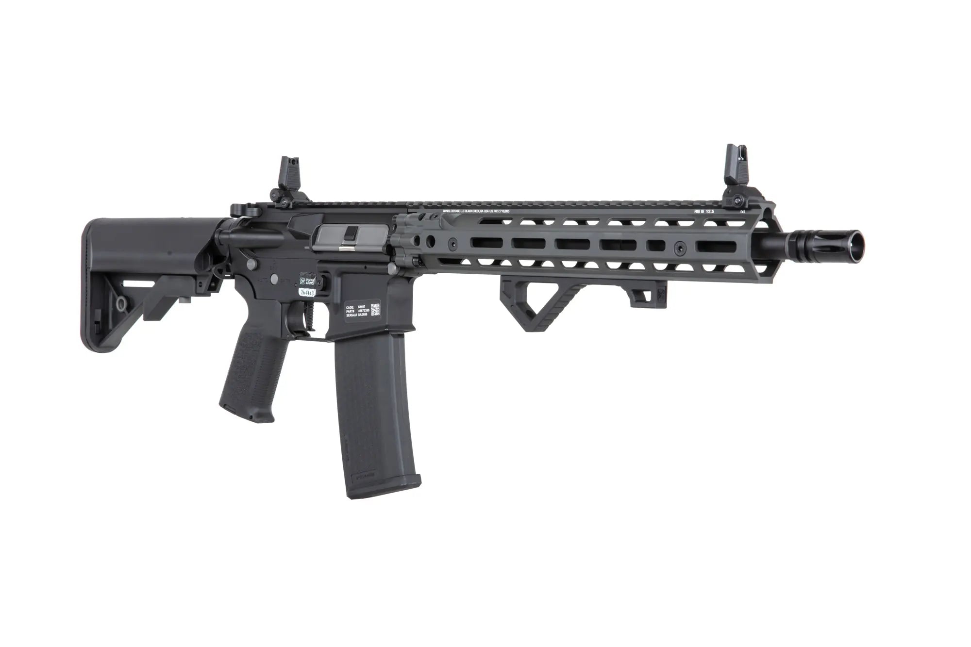 Daniel Defense RIS III 12.5'' SA-P28 Prime HAL ETU with Brushless Motor - Chaos Grey