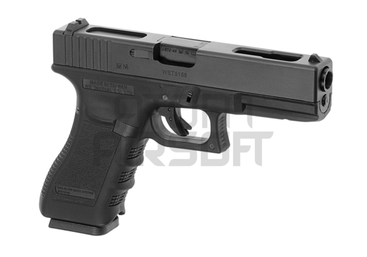 G Series 18C GBB, metal slide (semi/auto) - black