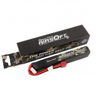LiPo battery 11.1V 1500mAh 3S/25C, T-plug/Deans