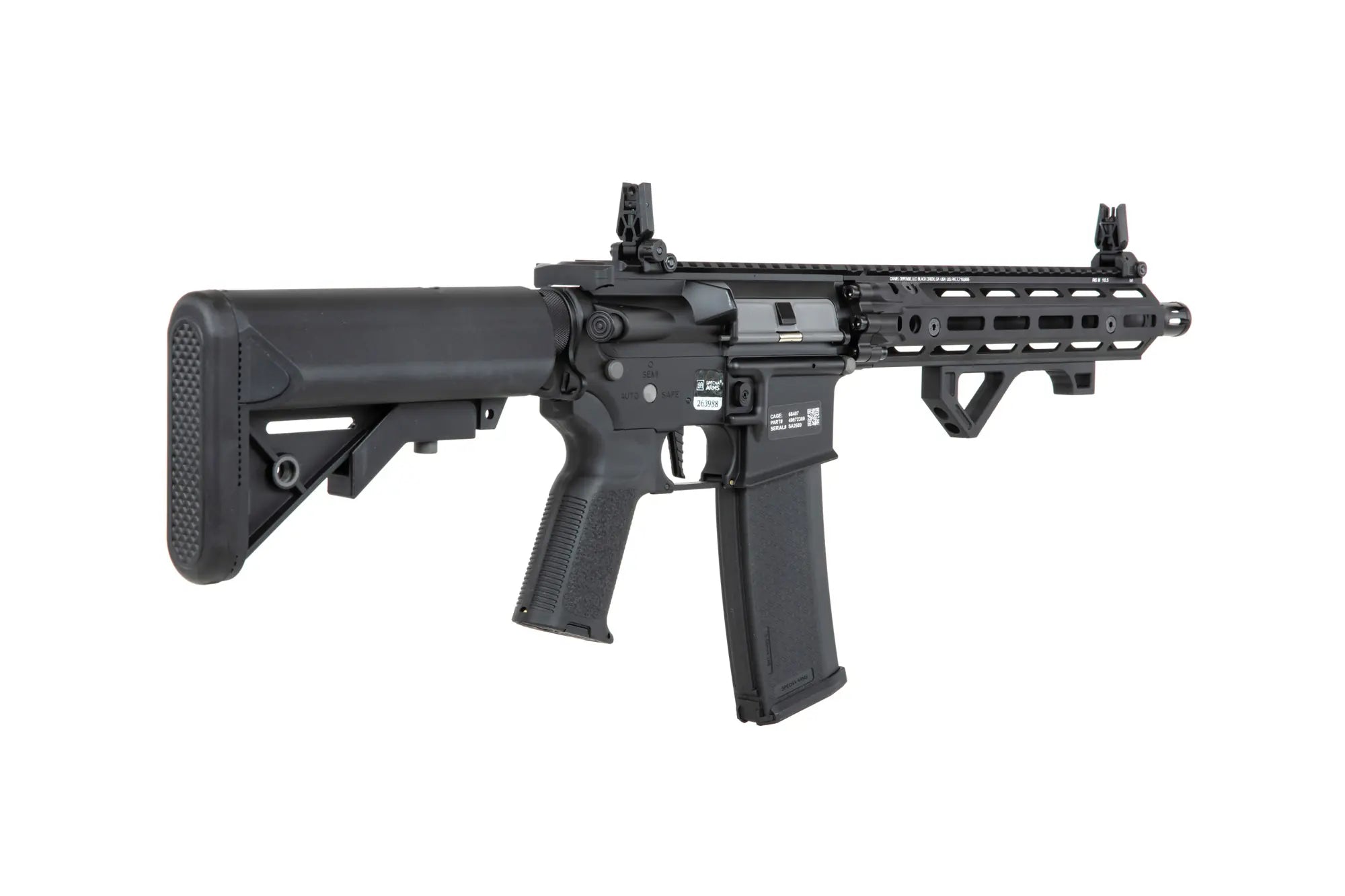 Daniel Defense® RIS III 10.5'' SA-P27 Prime™ HAL™ ETU harjattomalla moottorilla - Chaos Grey