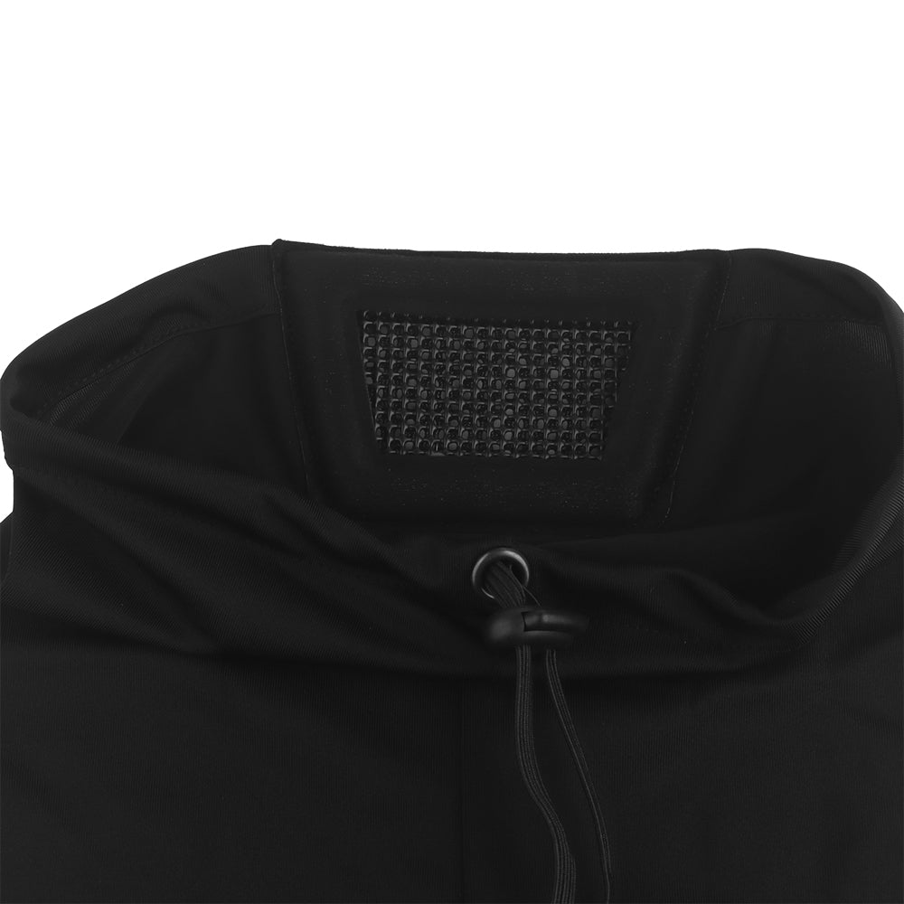 Knight lower face shield - black