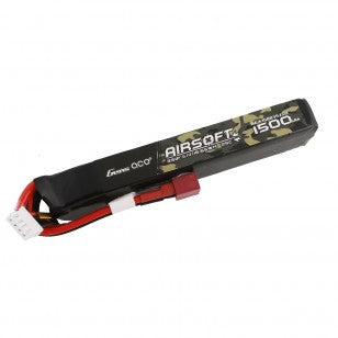LiPo battery 11.1V 1500mAh 3S/25C, T-plug/Deans