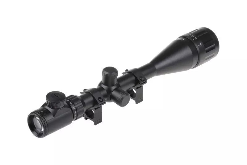 Theta Optics 6–24×50 AOEG Scope (Illuminated Mil-Dot)