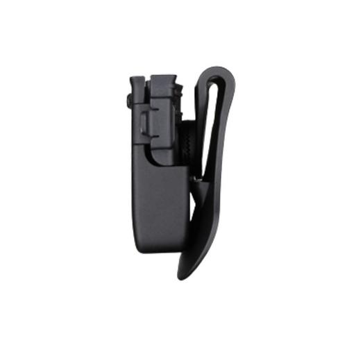 Universal pistol double magazine holster, belt mount