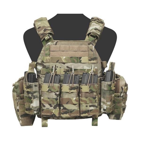 AR 5.56mm open top magazine pouch for three magazines - MultiCam