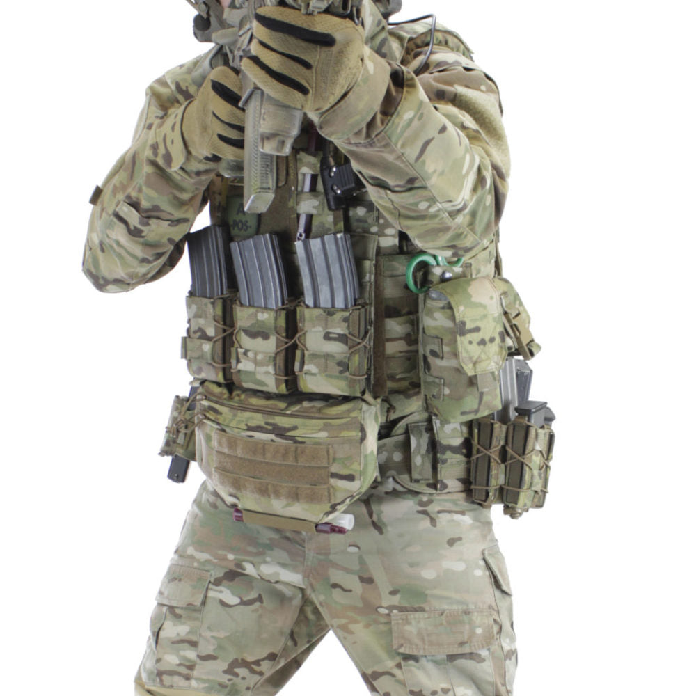 Drop down velcro utility pouch - Multicam