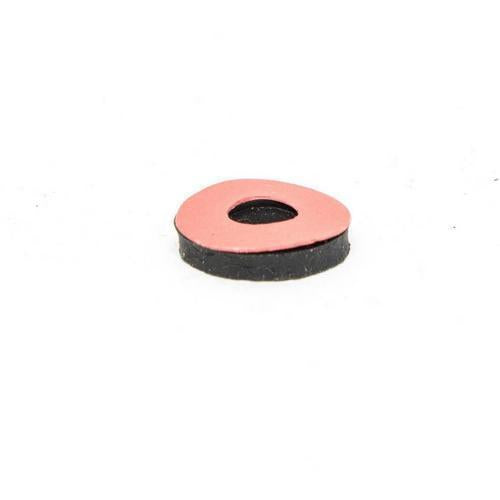 Sorbothane damping piece + protective plate (3.50 mm x 20 mm)