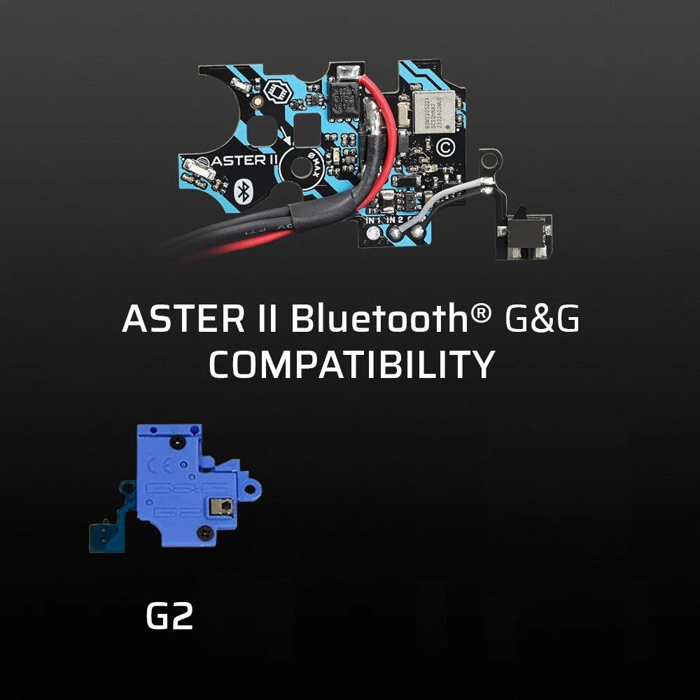 GATE ASTER II Bluetooth® Expert for G&G G2 Gearbox + adjustable Quantum Trigger 2 (AEG & HPA)