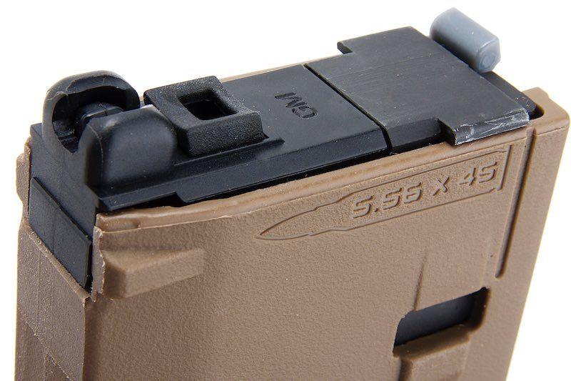 EVO Tokyo Marui M4 MWS gas magazine V3, 35 rounds - FDE