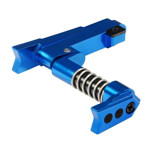 Model CNC aluminum magazine release, type A - blue
