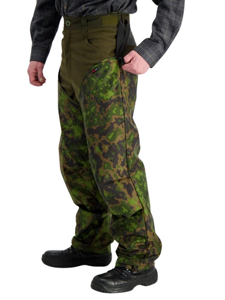 Outdoor rain pants, M05 forest pattern