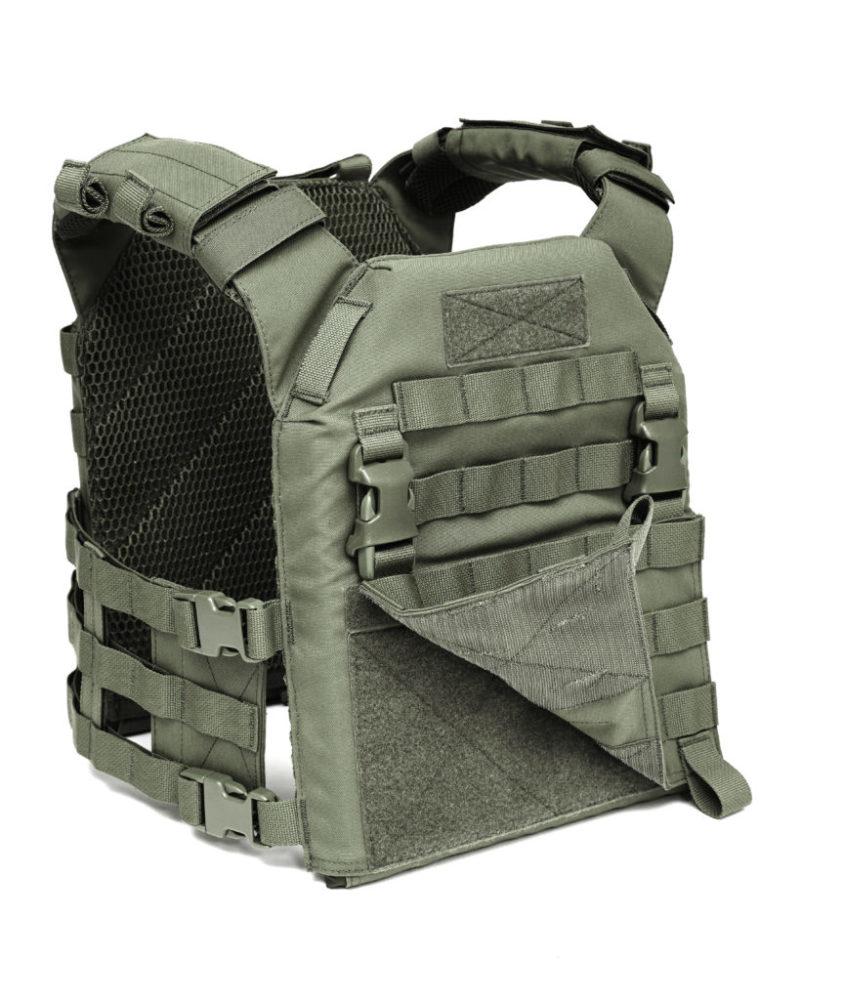 Assault System DFP Detachable MOLLE Front Panel - Ranger Green