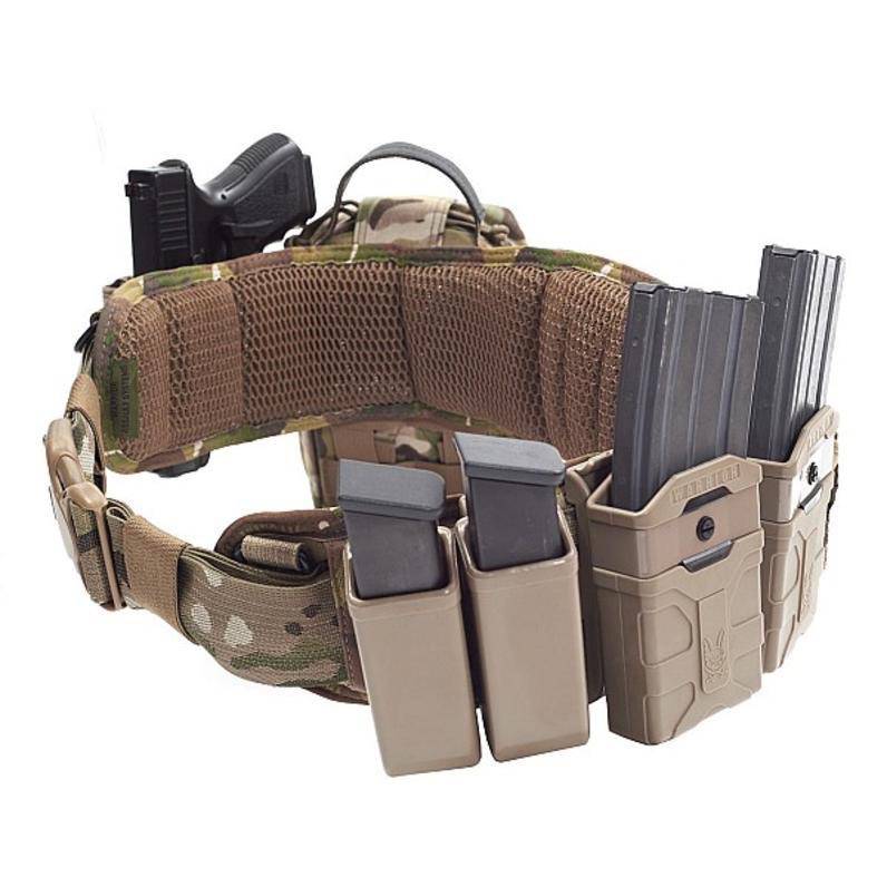 Elite ops PLB shooter belt, combat belt with pockets - MultiCam