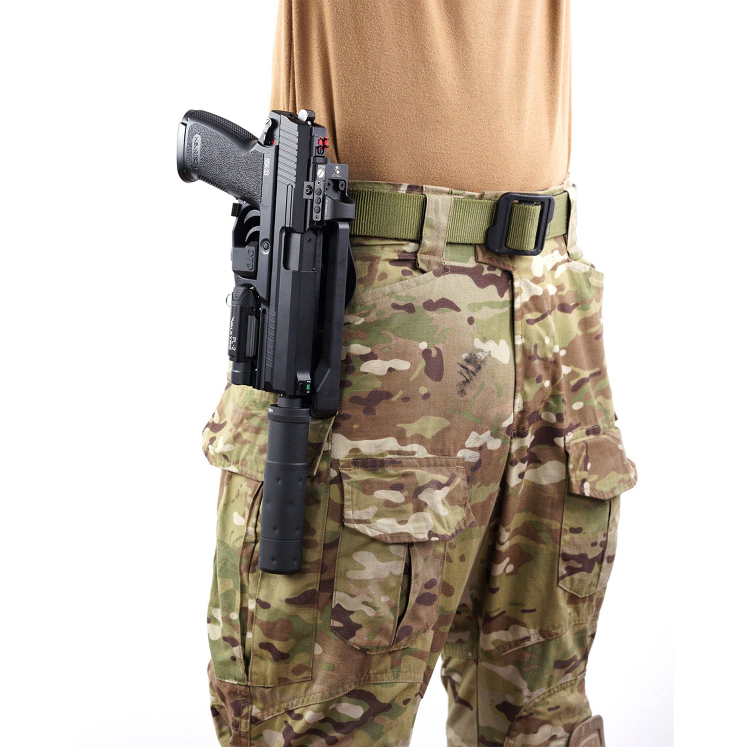 MK23/SSX23 pistol holster for right-handed users