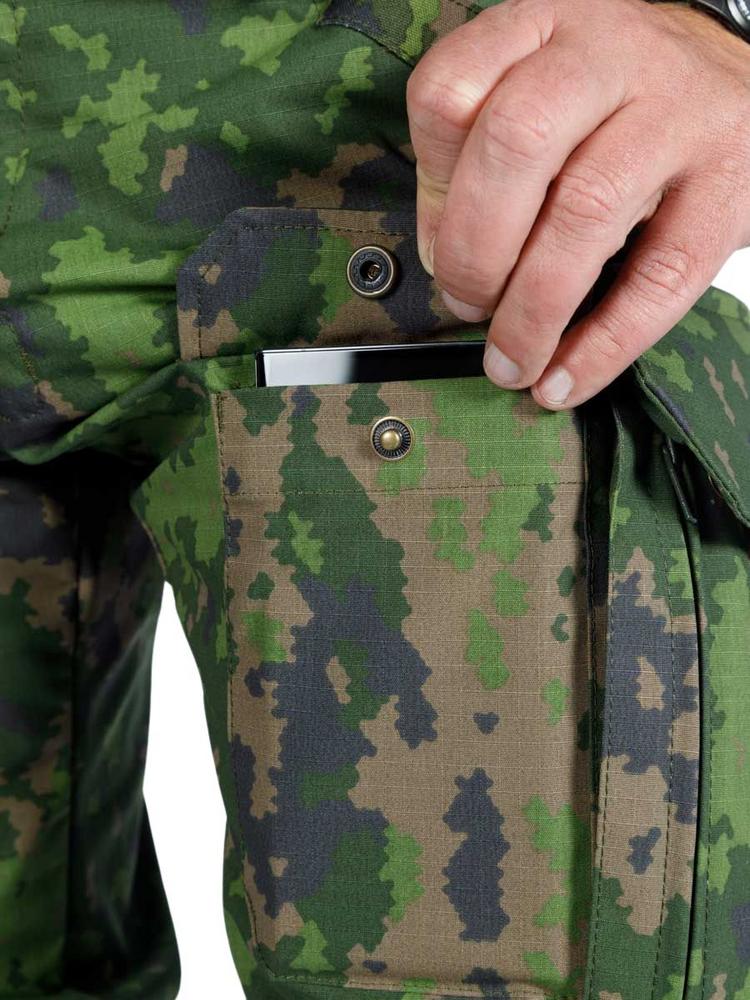 Combat trousers, forest pattern