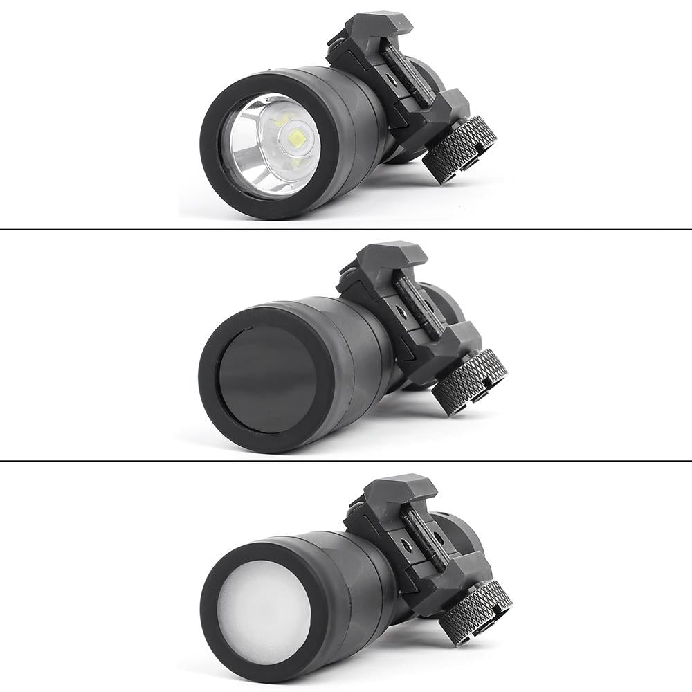 WADSN 25.4mm valaisimen etulinssin suoja (kirkas, diffuusori ja IR-filtteri)