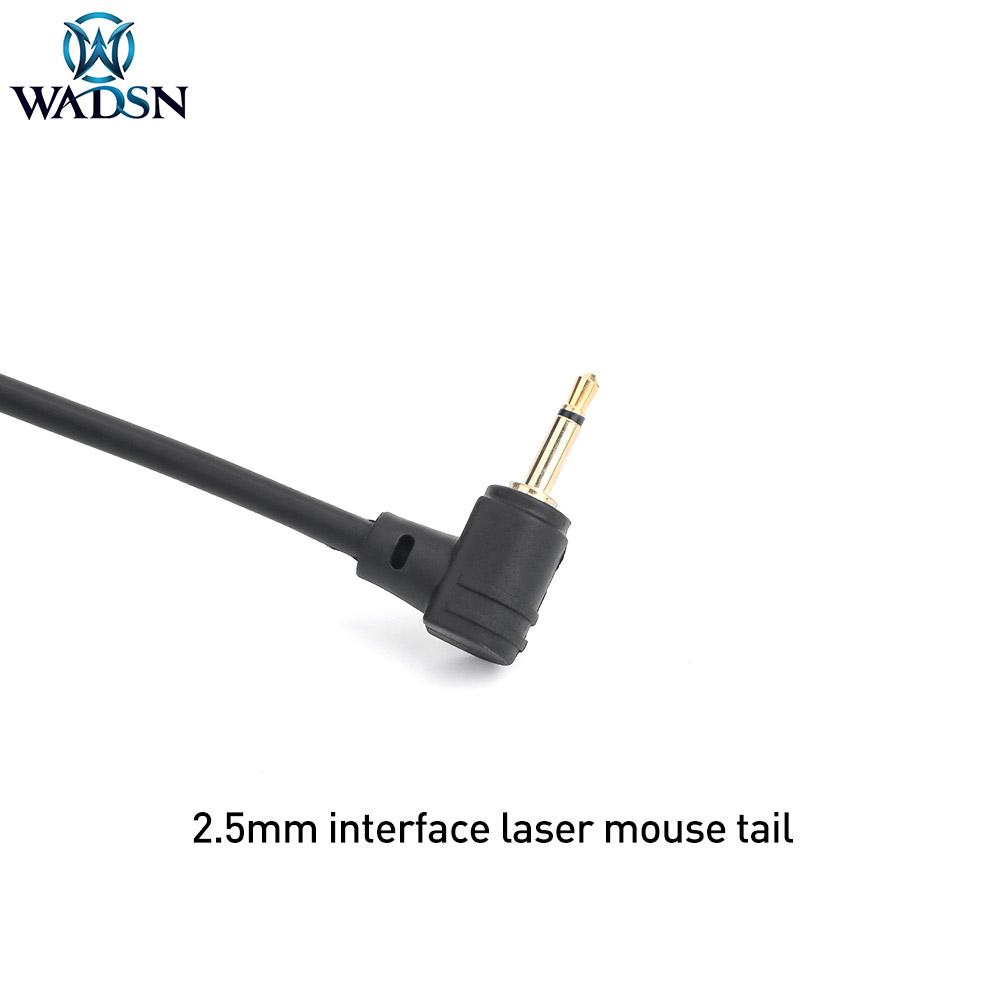 WADSN PEQ,M3X,DBAL yhteensopiva 2.5mm etäkytkin - musta