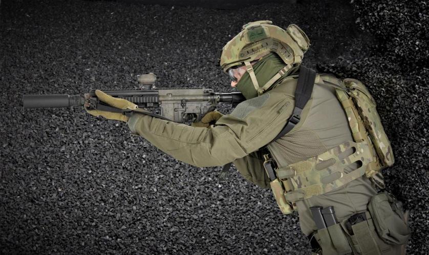 Akor, pikasäädettävä kiväärin 2-pistehihna M05 / Oliivi