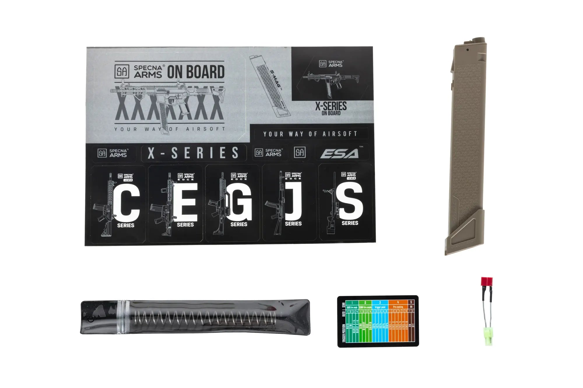 Specna Arms SA-FX01 FLEX™ HAL ETU Gen.2 airsoft Carbine - Half-Tan