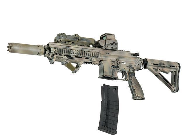 D-Day HK416/M4 variable-cap lipas, 30/130 kuulaa - musta (Kopio)