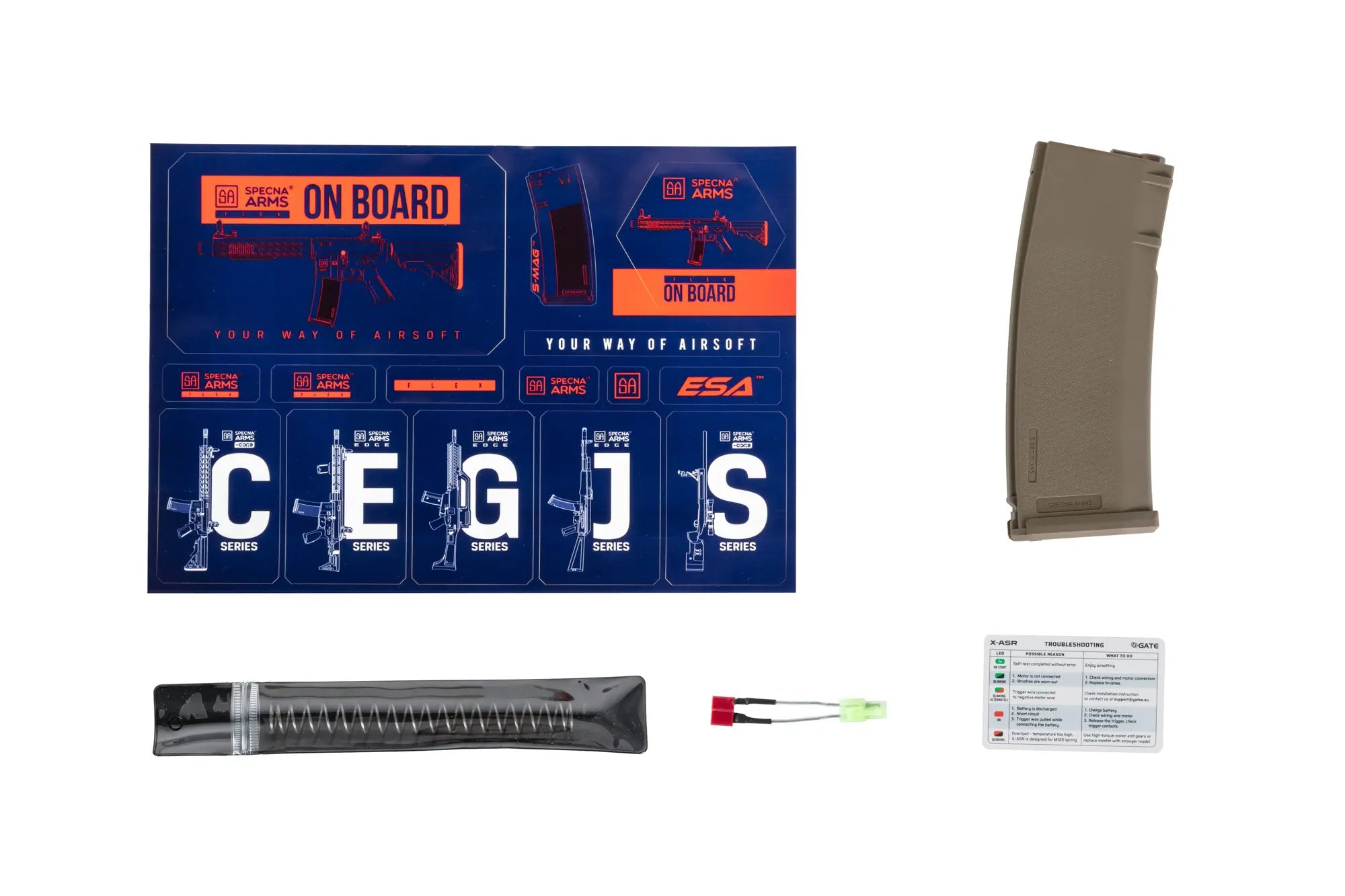 SA-F03 FLEX™ GATE X-ASR Gen.2 sähköase - Half-Tan