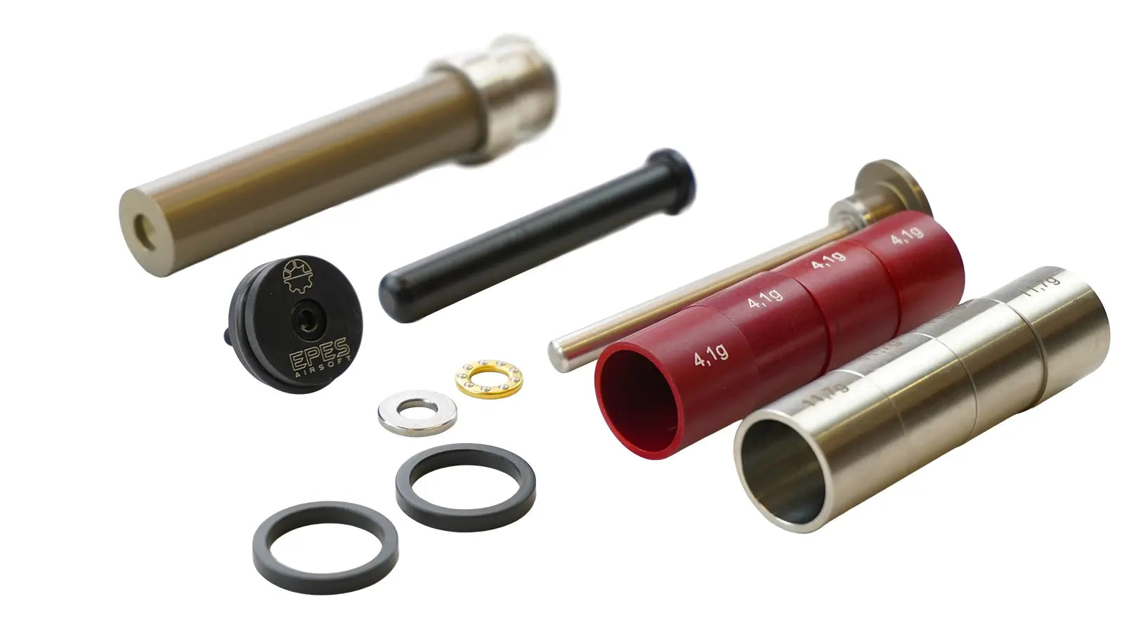 VSR-10 yhteensopiva 90° mäntä säädettävillä painoilla + kuulalaakeroitu jousenohjain