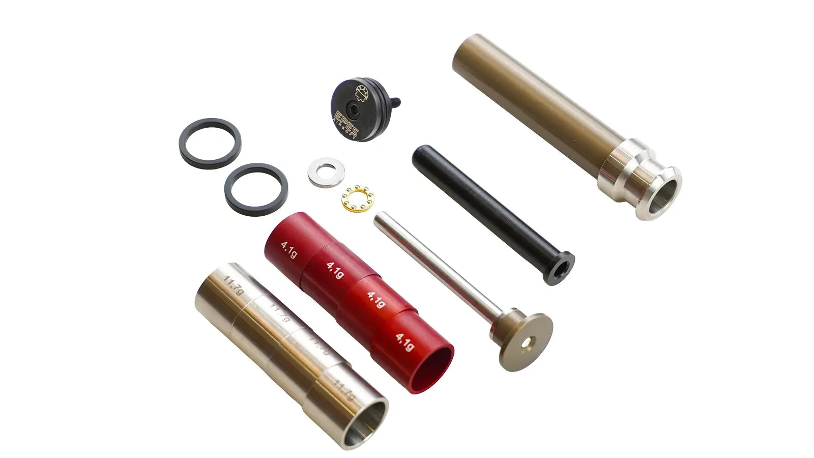 EPeS CM.706 / CM.702 yhteensopiva mäntä säädettävillä painoilla + kuulalaakeroitu jousenohjain