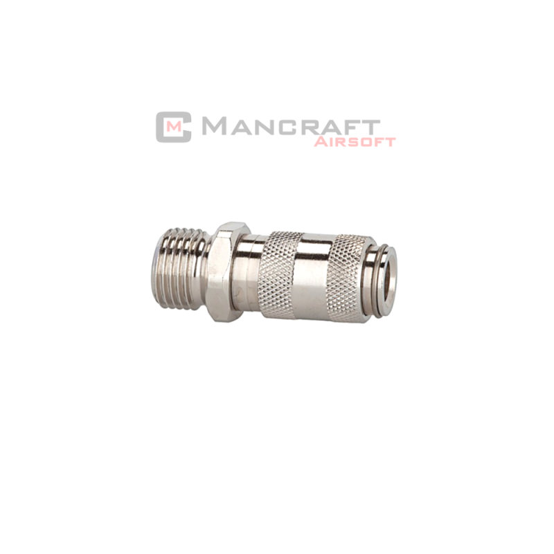 4mm micro HPA female connector, closing QD connector 1/8NPT