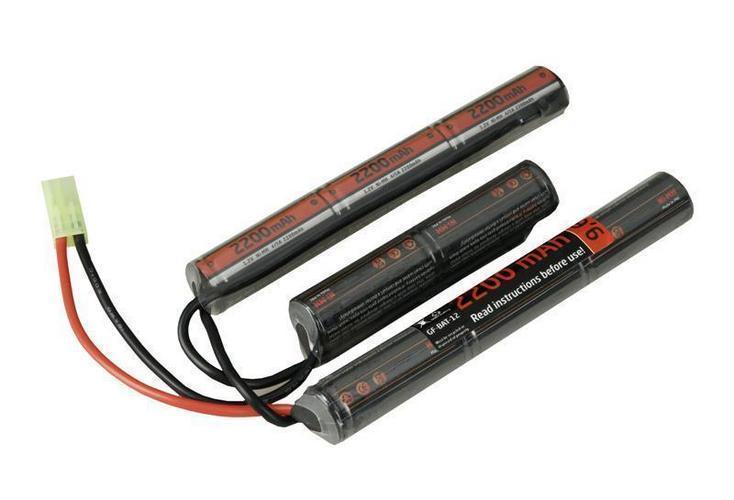 GFC Energy NiMH 9,6V 2200mAh 3-osainen crane-akku