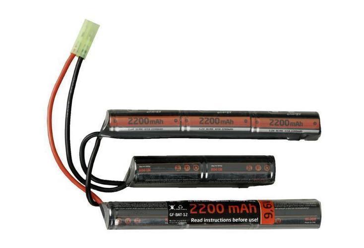 GFC Energy NiMH 9,6V 2200mAh 3-osainen crane-akku