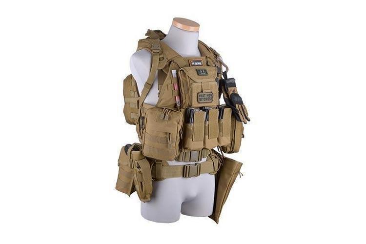 GFC Tactical M4/M16 triplatasku, MOLLE-yhteensopiva -  OD