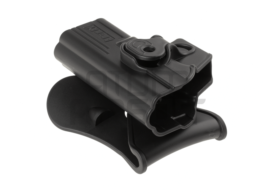 Hard plastic pistol case for Glock series - black